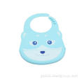 Baby Food Catcher Bib Soft Waterproof Cute Pocket Silicone Baby Bib Factory